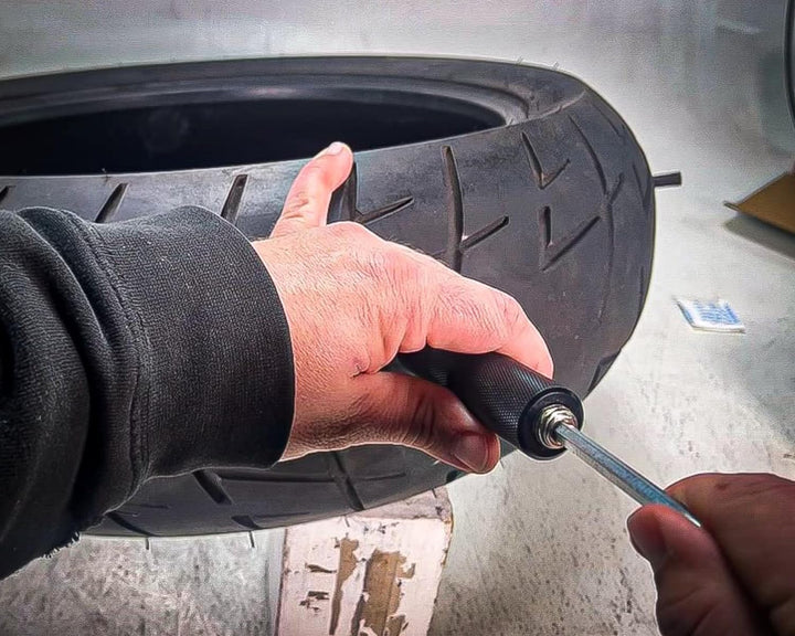Reifenreparatur-Set für schlauchlose Reifen | 12 Pilzplugs mit Reparaturwerkzeug für Auto, Motorrad &amp; Pannenhilfe