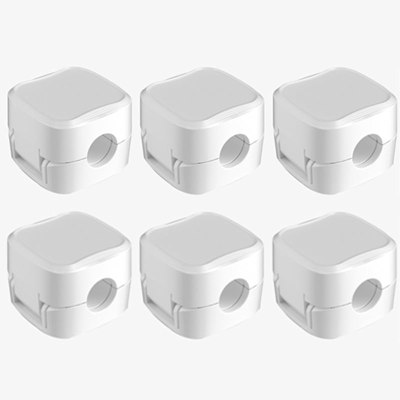 Magnetische Kabelhalter 4er-Set | Für Ladekabel, HDMI- und Stromkabel | Ordnung für Schreibtisch &amp; Wand
