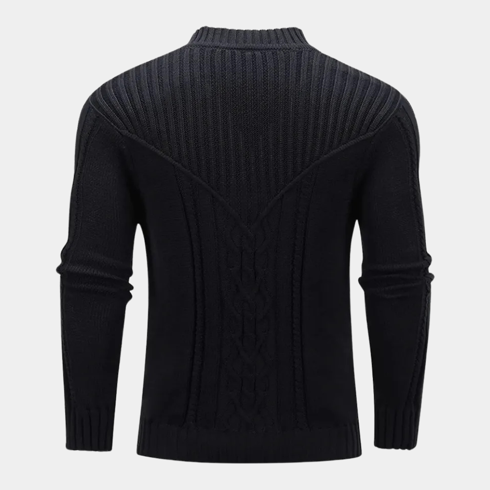 Herren Winterpullover warm und atmungsaktiv | Bequemer Pullover mit vielseitigem Design für Alltag, Freizeit und besondere Anlässe