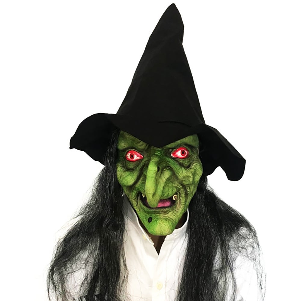 HorrorFace™ Realistinen Halloween-mask | Pehmeä lateksi | Liikkuva suu | Hengittävä ja käsintehty