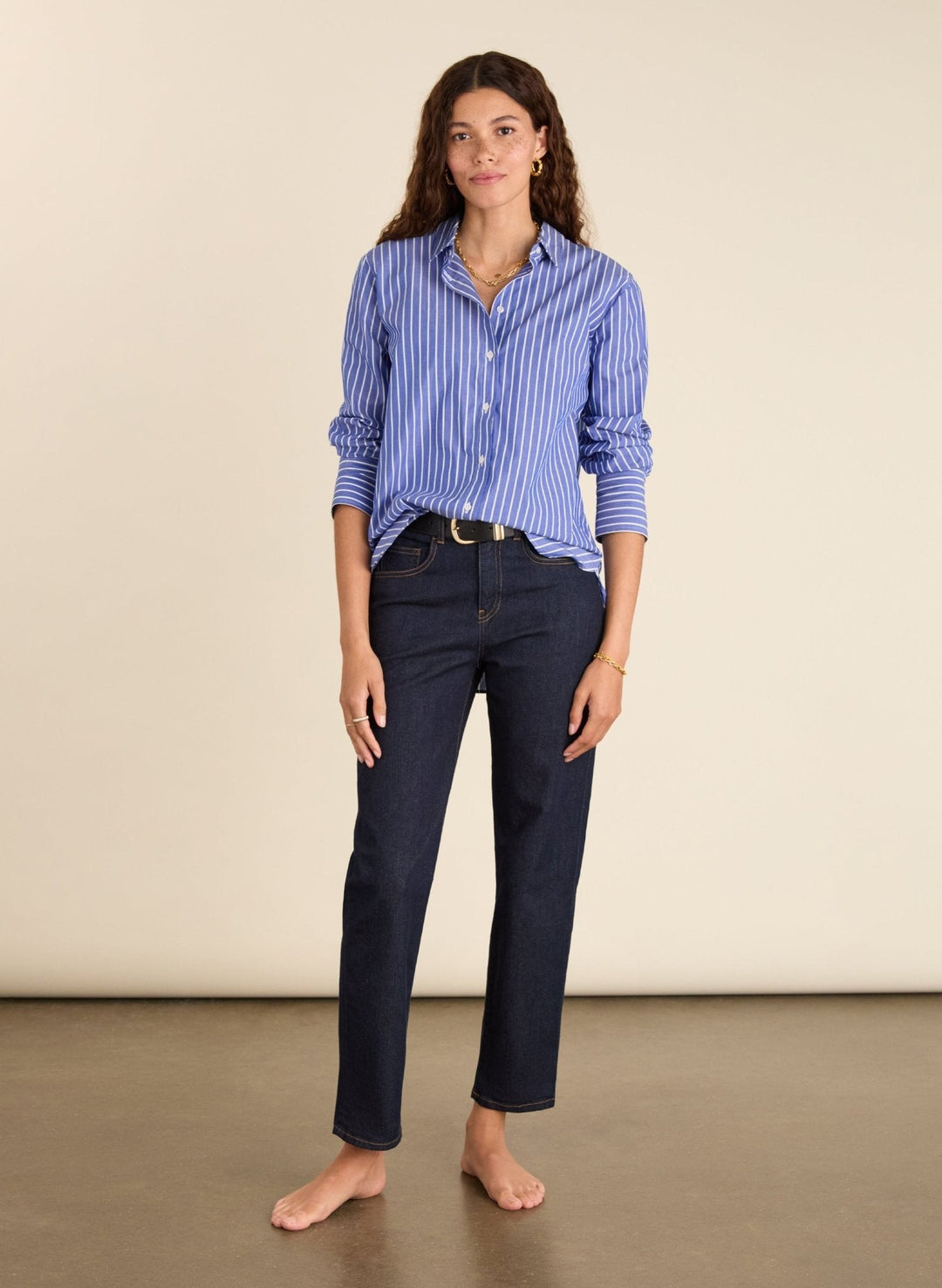 Damen Boyfriend Jeans | Bio-Baumwoll-Denim mit Stretch und zulaufendem Bein