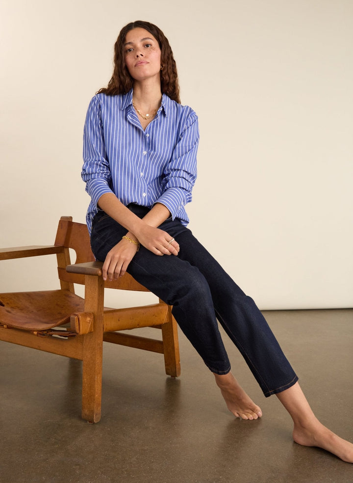 Damen Boyfriend Jeans | Bio-Baumwoll-Denim mit Stretch und zulaufendem Bein