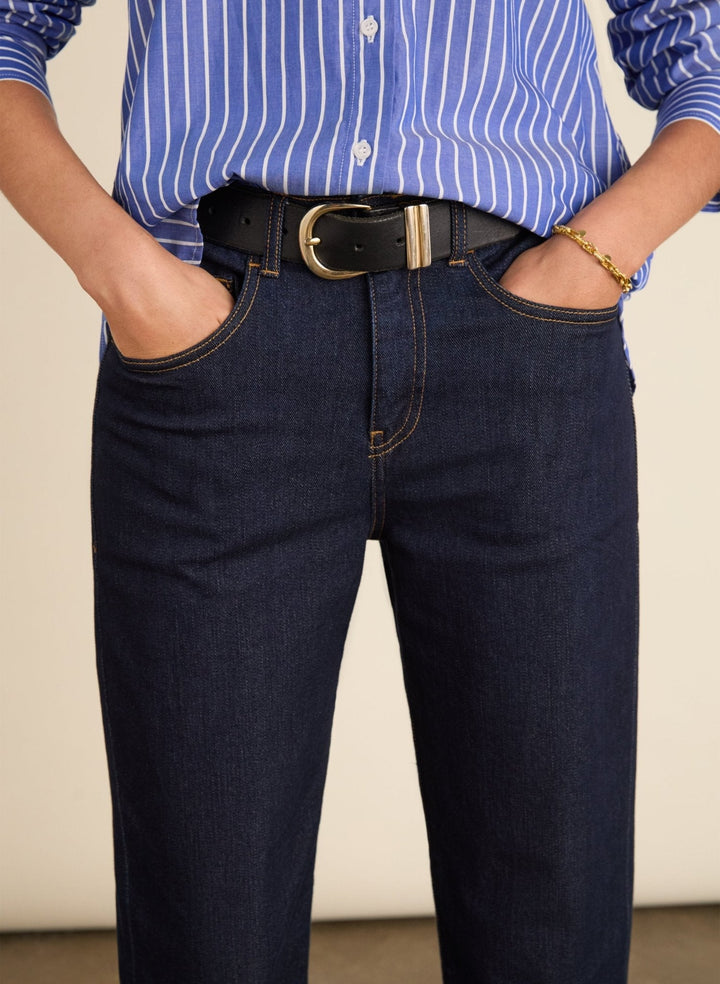 Damen Boyfriend Jeans | Bio-Baumwoll-Denim mit Stretch und zulaufendem Bein