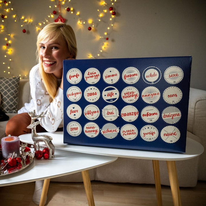 Bier Adventskalender | Bayerischer Bierkalender mit 23 Bierspezialitäten und Bierglas