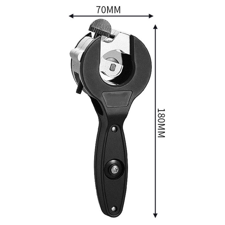 Verstellbarer Rohrschneider mit Ratschenmechanismus | präzise, gratfreie Schnitte für PVC, Kupfer &amp; Alu | 6–23 mm / 8–29 mm