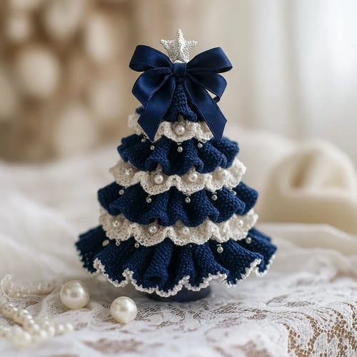 TwinkleStitch – Kit de crochet fait main pour sapins de Noël