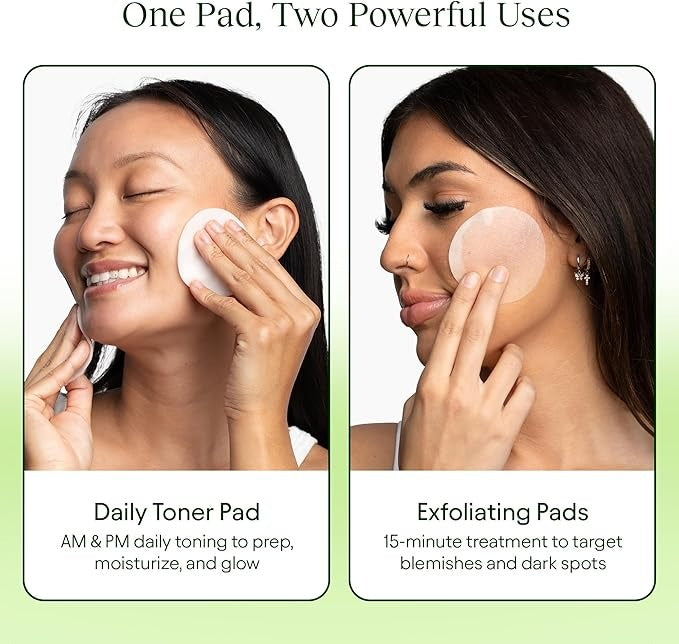 Pads Anti-Âge | réduction des rides &amp; raffermissement de la peau | avec niacinamide &amp; peptides | 60 pièces