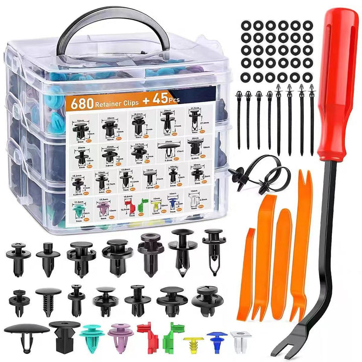 SnapGuard – 725 clips de fixation auto – kit de base