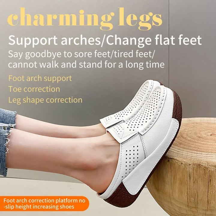 Foot arch™ | Scarpe con piattaforma correttiva antiscivolo e rialzo