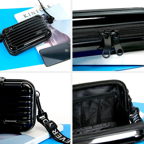 SBAG Borsa a tracolla | Borsa compatta da spalla | Idrorepellente e alla moda | Design rigido per uso quotidiano e viaggi