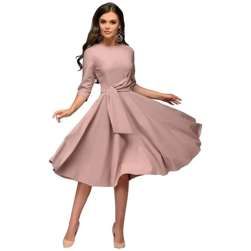 elegáns midi ruha
