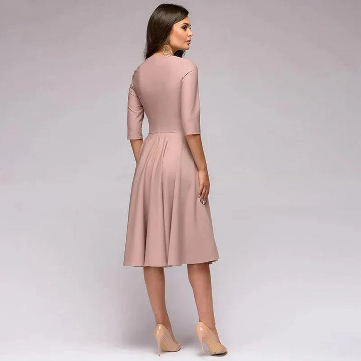 elegáns midi ruha