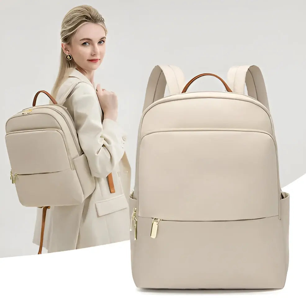 Damen Rucksack mit Laptopfach bis 14 Zoll | Wasserabweisender, leichter Rucksack für Büro, Reisen und Alltag