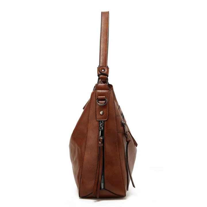 Damen Umhängetasche | Große Schultertasche mit verstellbarem Riemen, geräumigem Hauptfach und praktischer Innenaufteilung