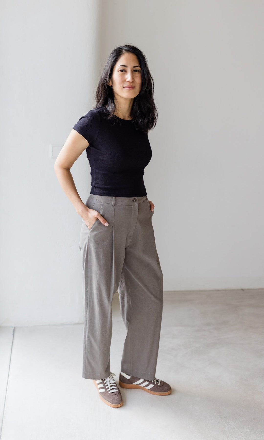 Bundfaltenhose | Klassische Hose mit Faltenbund für Damen