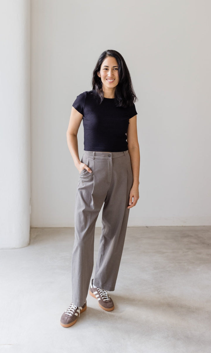 Bundfaltenhose | Klassische Hose mit Faltenbund für Damen