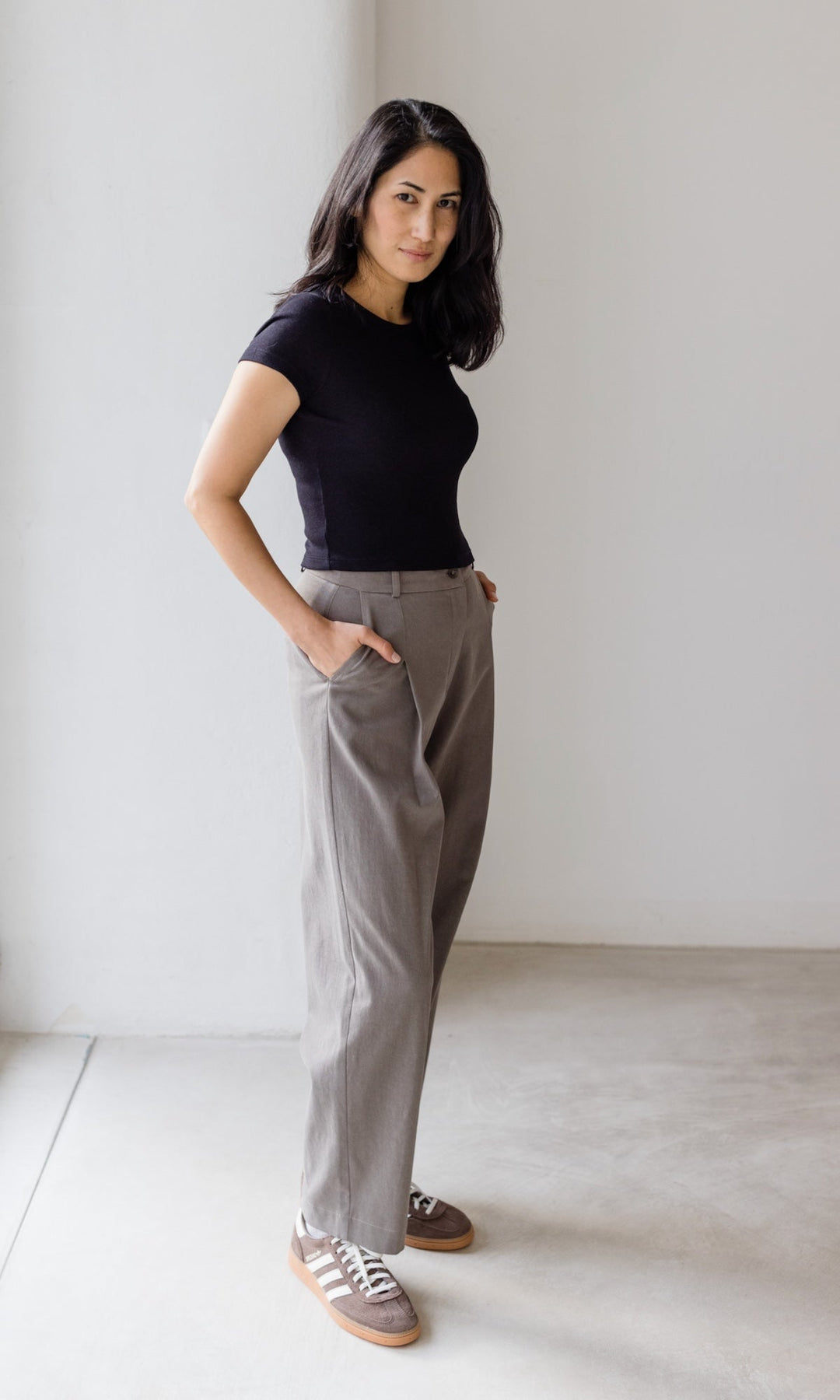 Bundfaltenhose | Klassische Hose mit Faltenbund für Damen