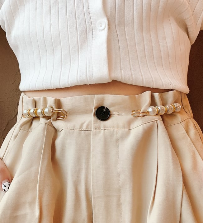 GleamPin – Spilla elegante con strass e perle