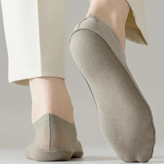 No-show socks ultra-thin (4 pairs) | Non-slip grip, invisible in sneakers &amp; slippers | Seamless &amp; breathable