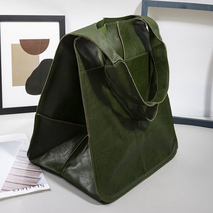 Damen Shopper Tasche aus Kunstleder | Große Handtasche mit Viel Stauraum | Elegant, Geräumig &amp; Perfekt für Alltag und Reisen