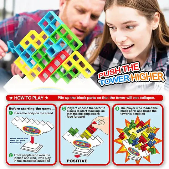 Lernspiel mit Bausteinen für Kinder | Bunte Bausteine mit Aufgabenkarten | Fördert Logik &amp; Feinmotorik