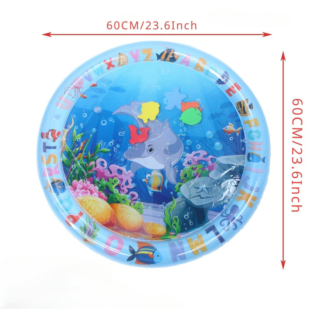 Wasser-Spielmatte für Katzen | Interaktive Katzenmatte mit Fischmotiven | Kühlende Spielmatte aus PVC
