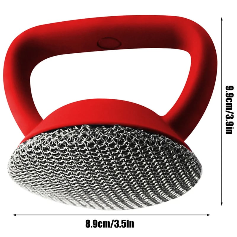 SteelScrub™ ergonomic stainless steel scrubber