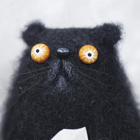🎁Gyapjúfilc társak – különc kézzel készített kísérők🐱