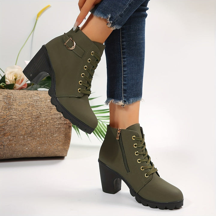 Orthopädische Damen Stiefeletten mit Komfortsohle | Elegante Ankle Boots für Alltag &amp; Büro | Bequeme, stilvolle Herbst- &amp; Winterboots