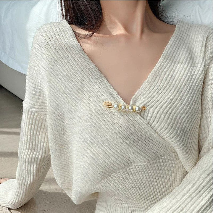 GleamPin – Spilla elegante con strass e perle