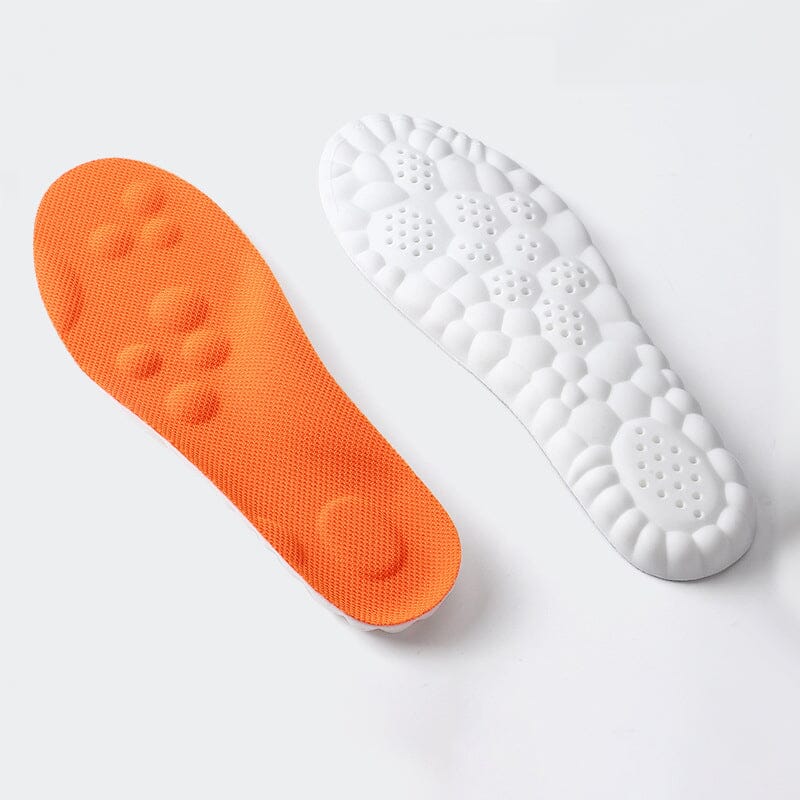 4D Insoles with Arch Support &amp; Cushioning | Acupressure Points | Breathable for Everyday &amp; Sports | EU 35–46