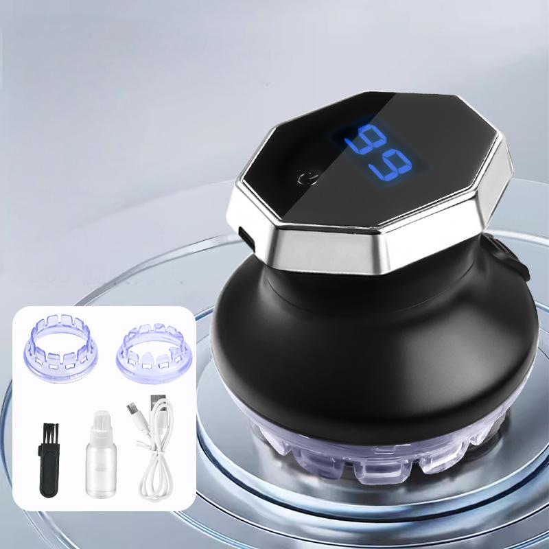 Automatic hair clipper with 360° rotary head | 3 length settings, stainless steel blades | LED display, USB-C in 2 hours