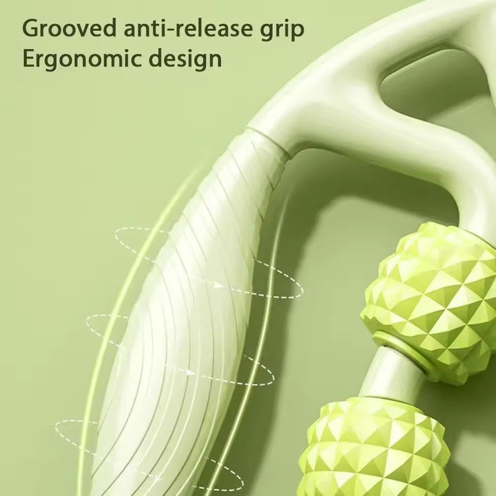 Beinmassage Roller Set 2er-Pack | Körpermassage für Beine, Arme &amp; Gesäß | Ergonomische Faszienroller mit Anti-Rutsch-Griff