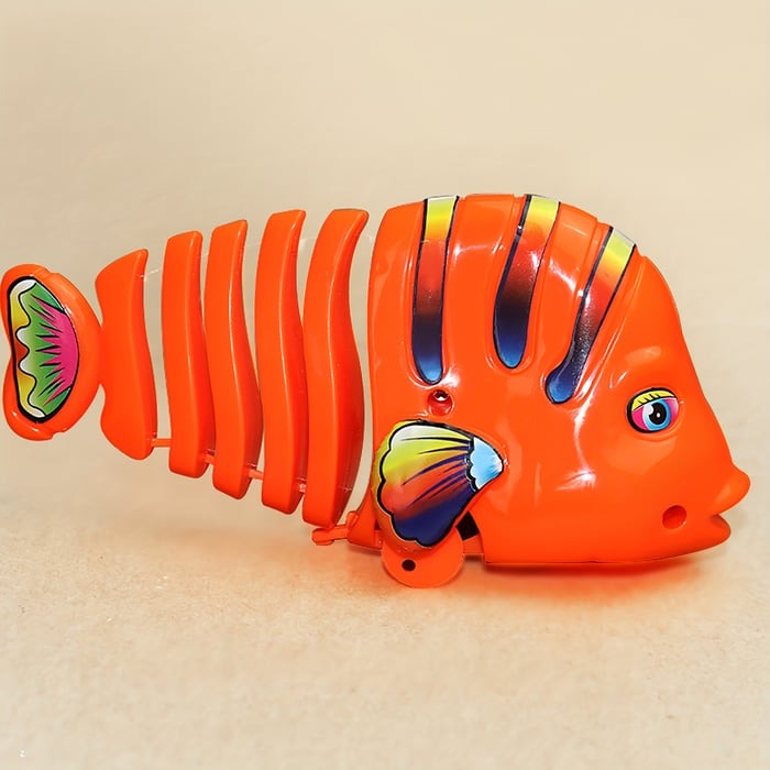 Giocattolo da pesca a molla per bambini | Rotazione a 360° e movimenti acrobatici | Plastica resistente | Carino come regalo