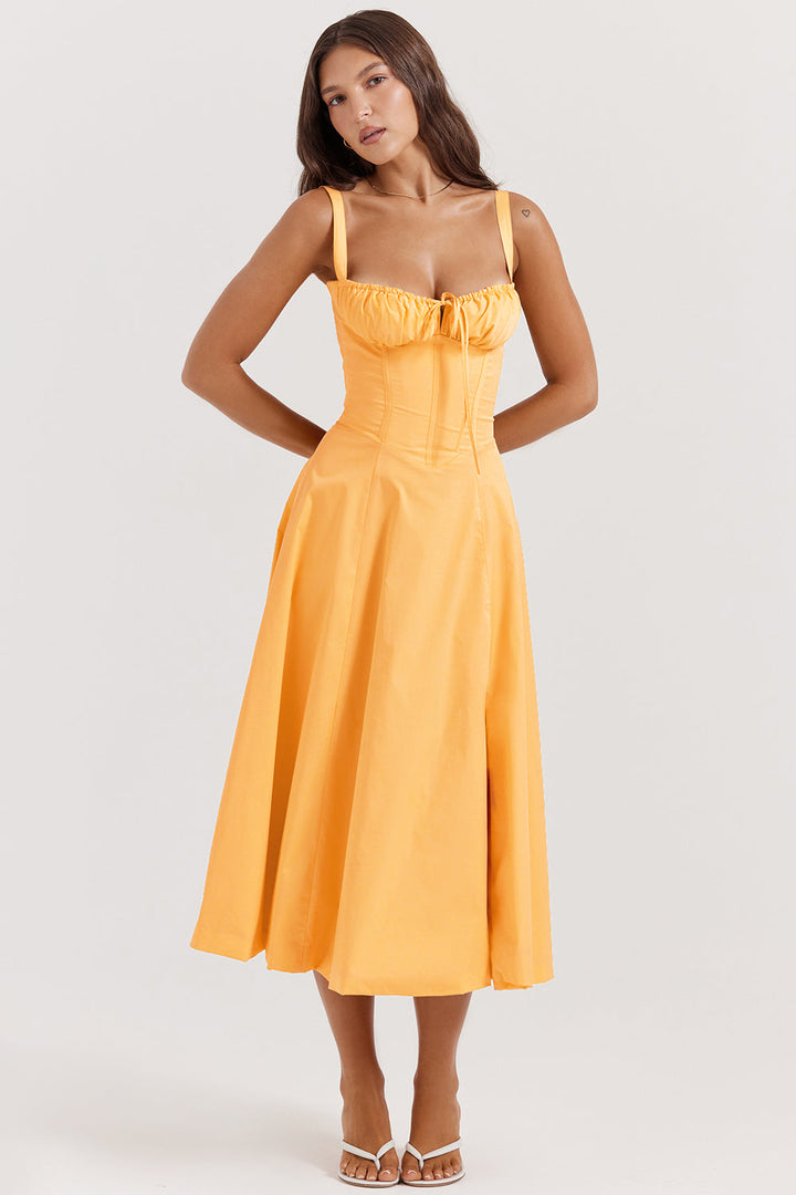 Damen Korsettkleid Elegant &amp; Figurbetont | Sommerkleid mit Femininer Silhouette | Für Partys, Hochzeiten &amp; Besondere Anlässe
