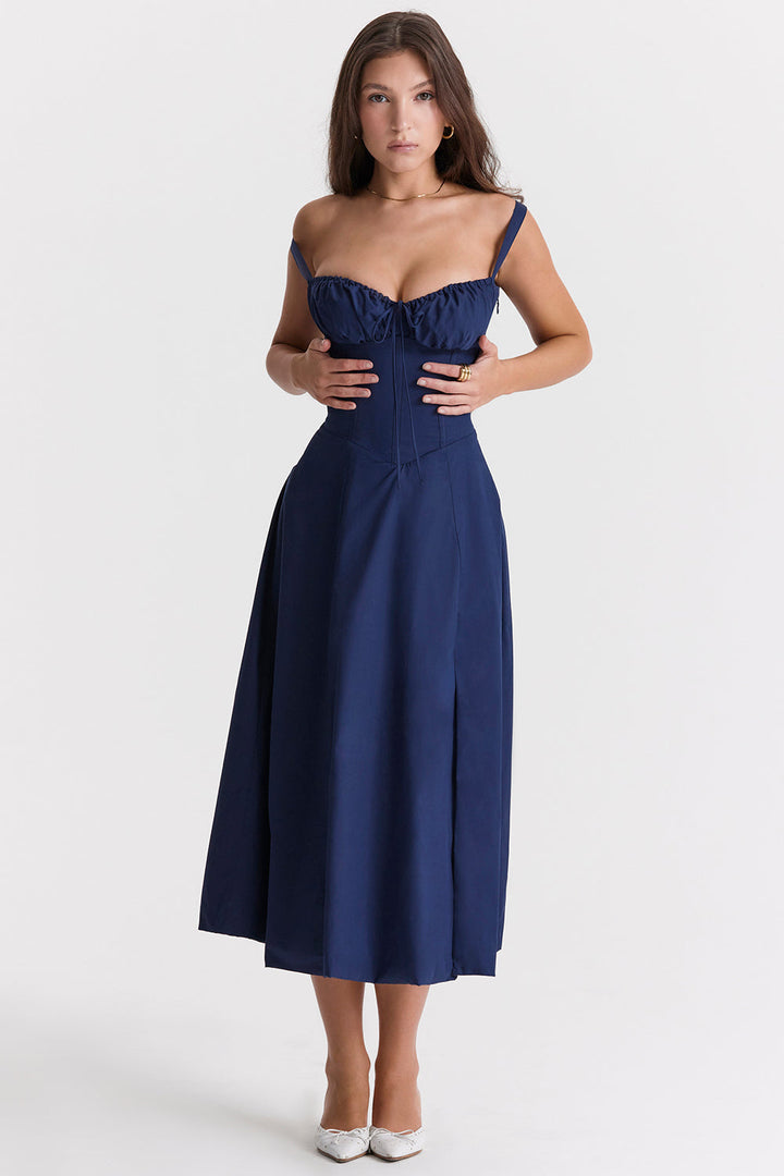 Damen Korsettkleid Elegant &amp; Figurbetont | Sommerkleid mit Femininer Silhouette | Für Partys, Hochzeiten &amp; Besondere Anlässe