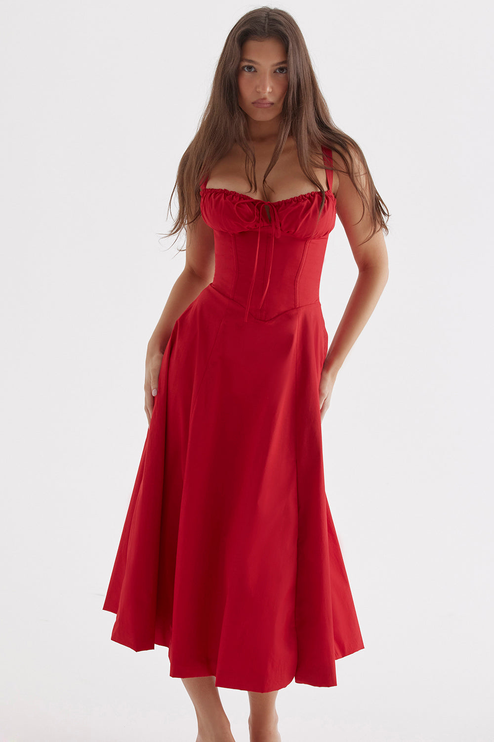 Damen Korsettkleid Elegant &amp; Figurbetont | Sommerkleid mit Femininer Silhouette | Für Partys, Hochzeiten &amp; Besondere Anlässe