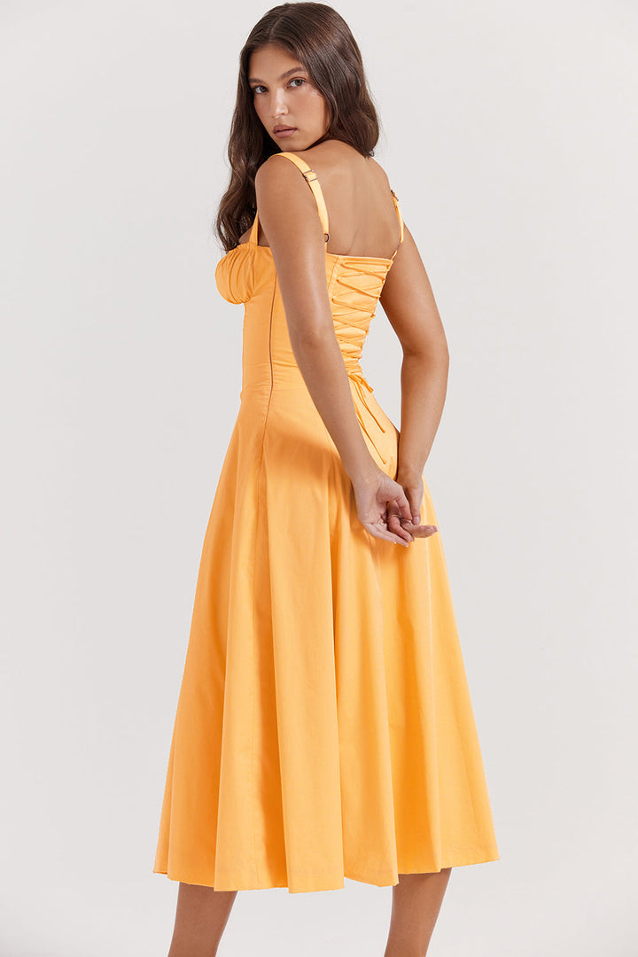 Damen Korsettkleid Elegant &amp; Figurbetont | Sommerkleid mit Femininer Silhouette | Für Partys, Hochzeiten &amp; Besondere Anlässe