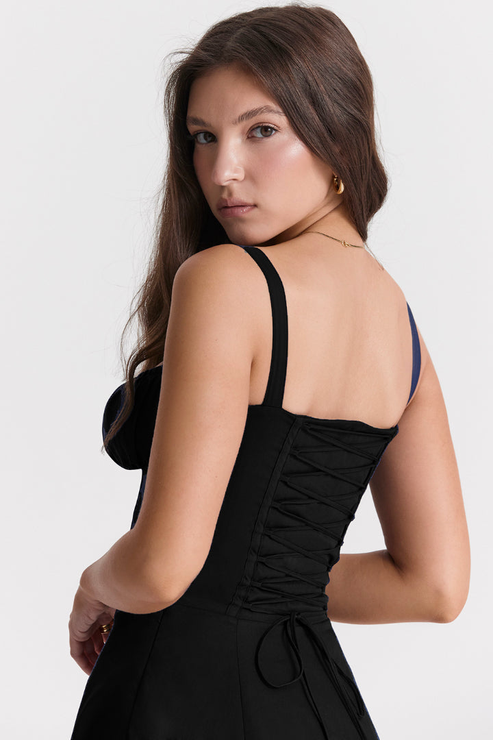 Damen Korsettkleid Elegant &amp; Figurbetont | Sommerkleid mit Femininer Silhouette | Für Partys, Hochzeiten &amp; Besondere Anlässe