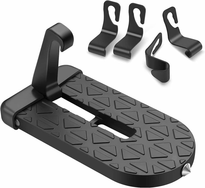 Auto-Türtritt bis 250 kg – StepMaster Pro für Dachgepäck &amp; Reinigung | Anti-Rutsch, faltbar | passt an U-Türschloss, mit Glasbrecher
