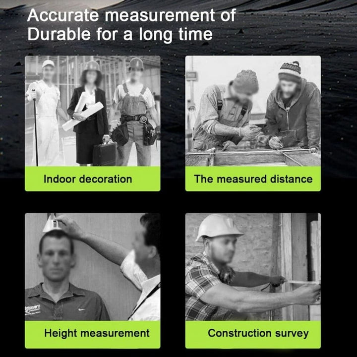 Self-cleaning metric tape measure | clog-free in mud, sand &amp; water | automatic locking with smooth reset | precise zero point