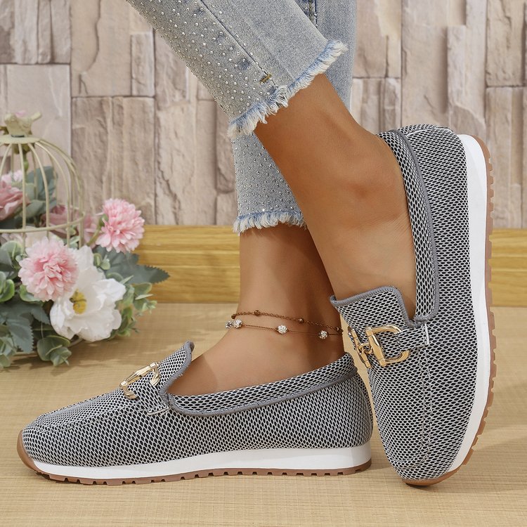 Damen Canvas Sneaker | Atmungsaktive Low Top Freizeitschuhe mit flacher Sohle für Alltag und Freizeit