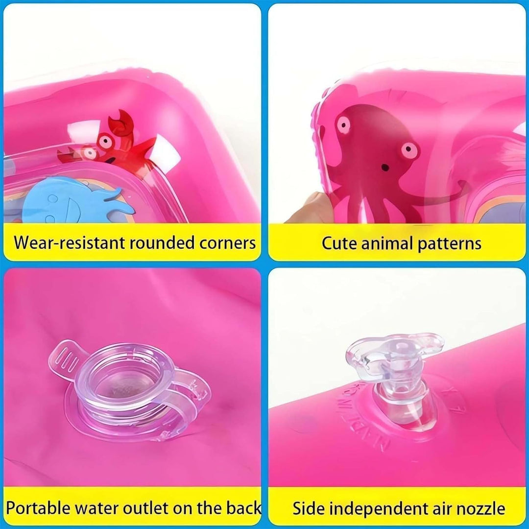 Wasser-Spielmatte für Katzen | Interaktive Katzenmatte mit Fischmotiven | Kühlende Spielmatte aus PVC