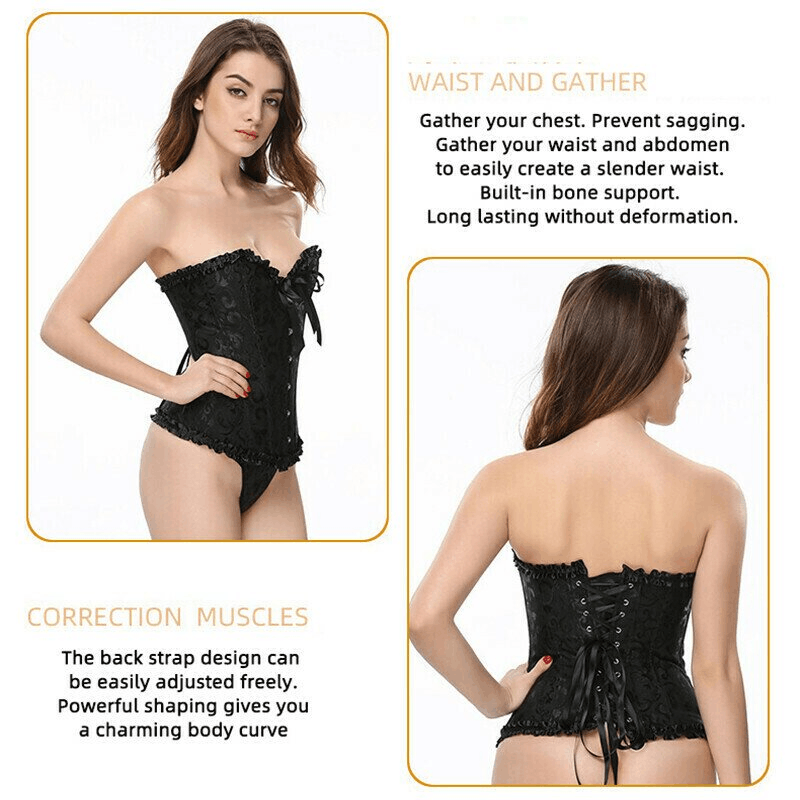 EloiseShape™ Luxus fűző | Emel és formál | Kényelmes tartás derékra, mellre és testtartásra