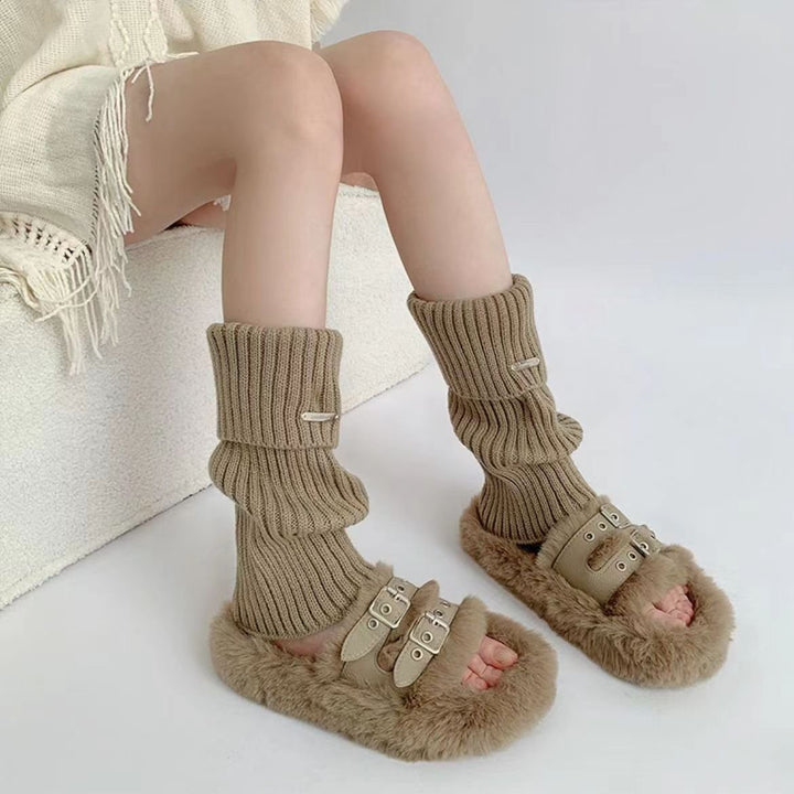 Chaussettes femme longueur cheville | Chaudes et douces | Style rétro Y2K | Élastiques et respirantes