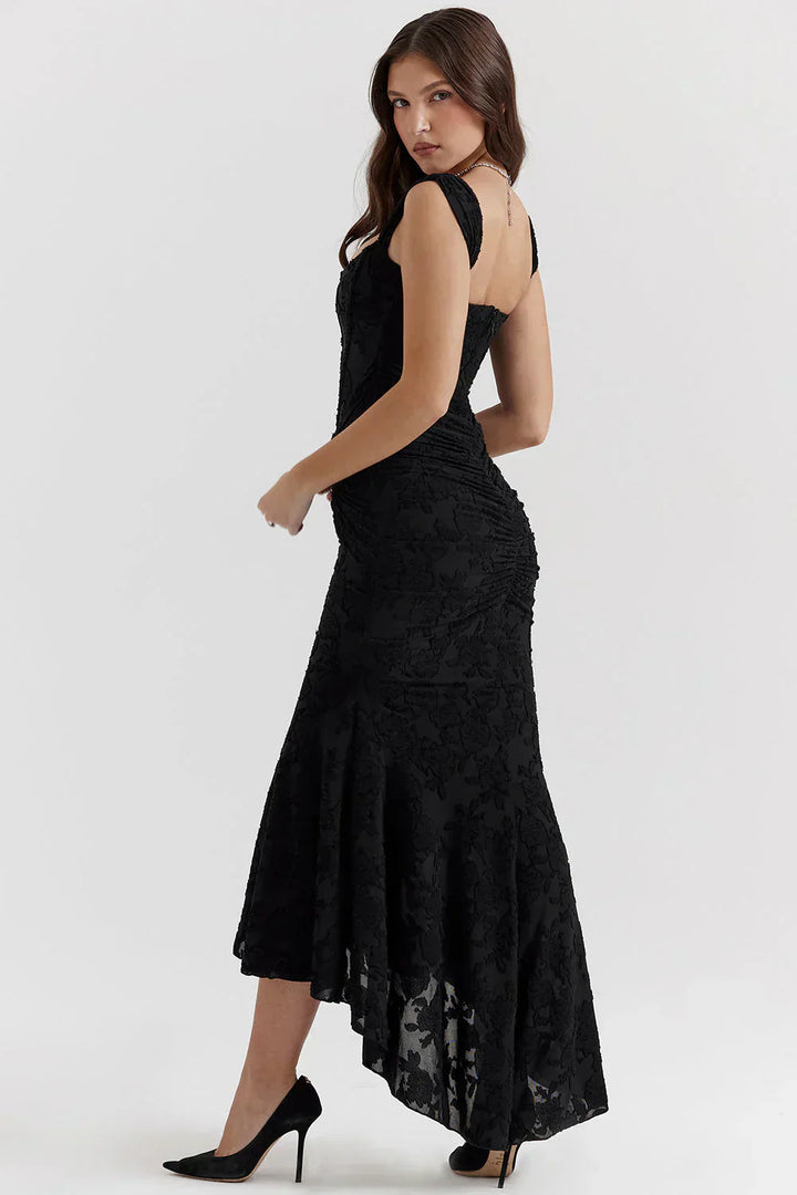 Damen Maxikleid Luftige Stoffqualität | Figurbetonte Passform | Eleganter Sommer-Look für Alltag &amp; besondere Anlässe