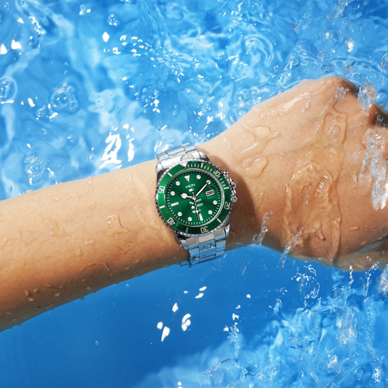 Montre connectée écran HD 1,28 pouce | Lunette rotative &amp; appels Bluetooth | Fréquence cardiaque, sommeil, modes sport, bracelet acier inoxydable