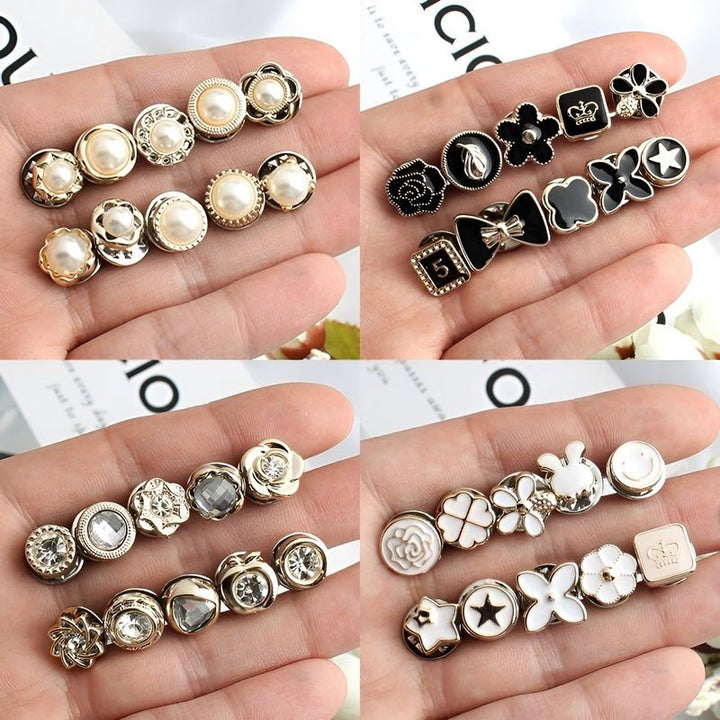 Kleine Broschen-Clips aus Legierung 1–1,8 cm | sichere Fixierung für Blusen &amp; Schals | leicht &amp; wiederverwendbar | 2er-Set