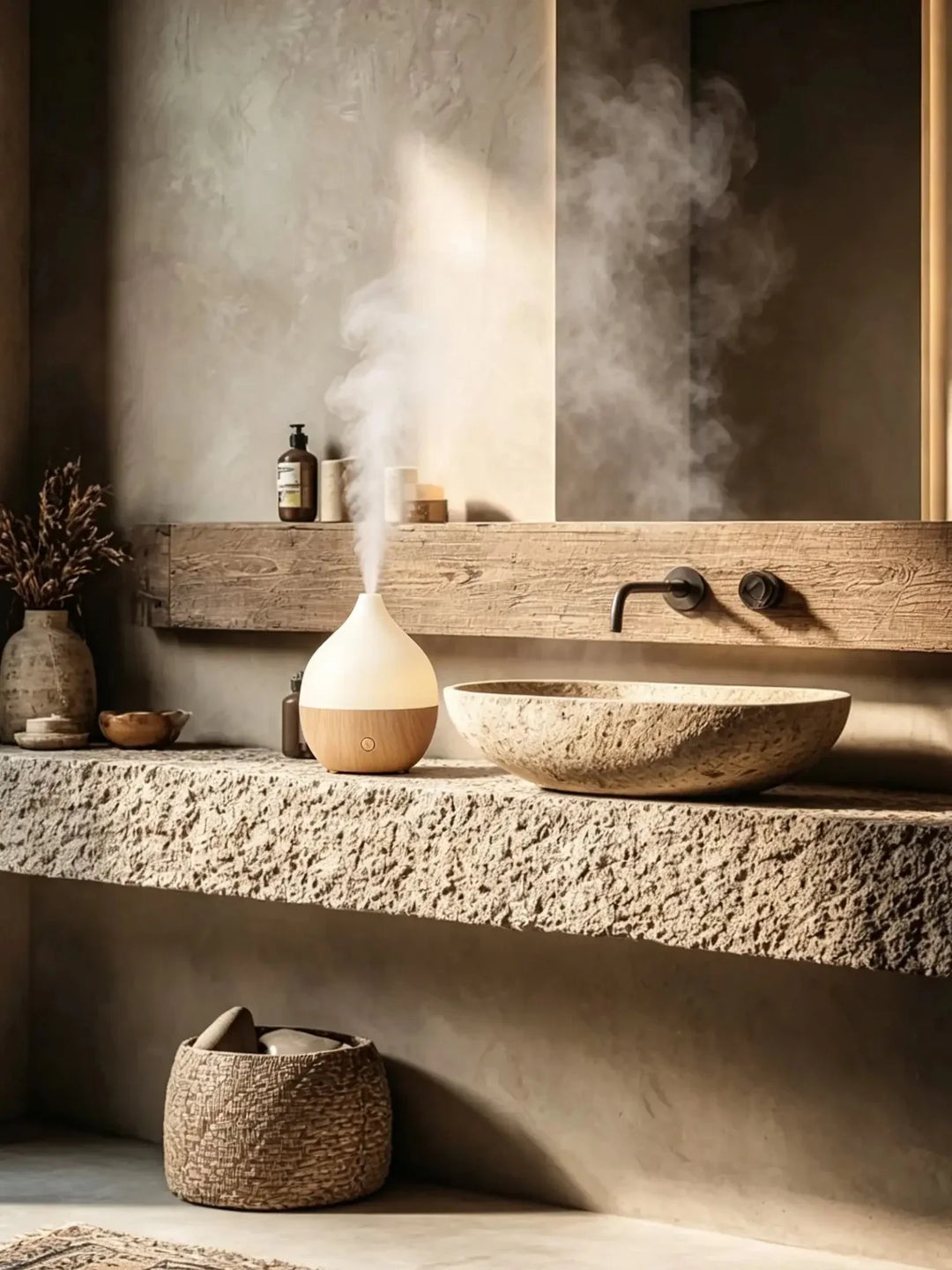 Aroma Diffuser | Mini-Diffuser mit 100 ml Tank, Kaltnebel und Schlafmodus