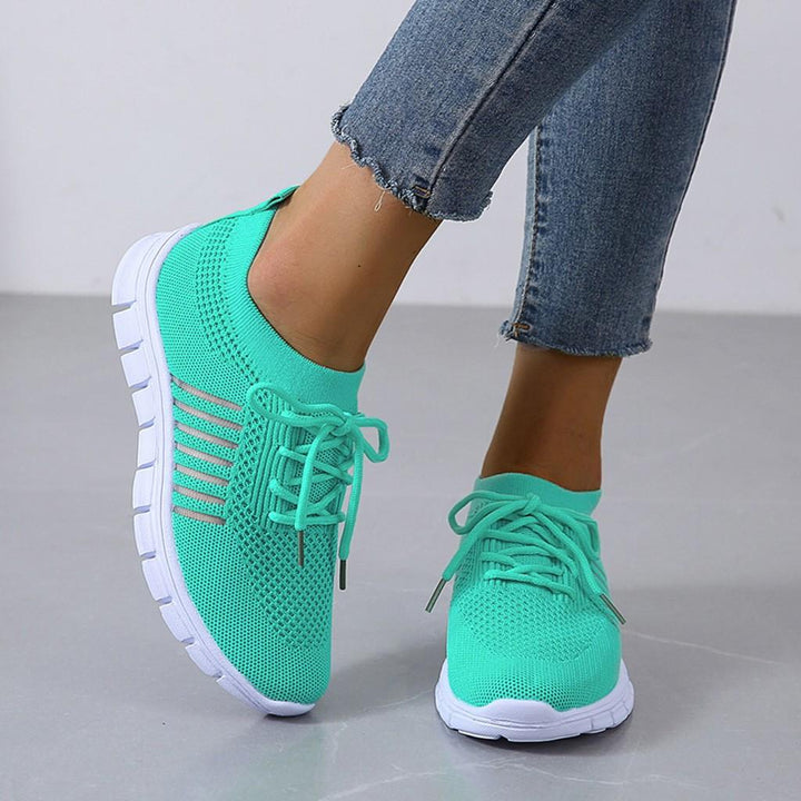 Orthopädische Damen-Sneaker mit Dämpfung | Atmungsaktiv &amp; leicht | Ergonomische Unterstützung | Für Alltag, Arbeit &amp; Spaziergänge